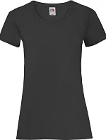 Fruit of the Loom Lady-Fit Valueweight T Dámske tričko 16.1372 čierne
