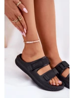 Dámské Pěnové Sandály Se Zipem Big Star Černé model 21694586 - Big Star Shoes