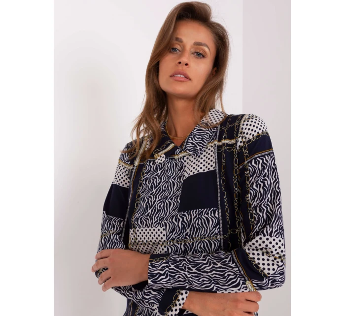 Koszula LK KS model 18848079 granatowy - FPrice Koszula LK KS model 18848079 granatowy - FPrice