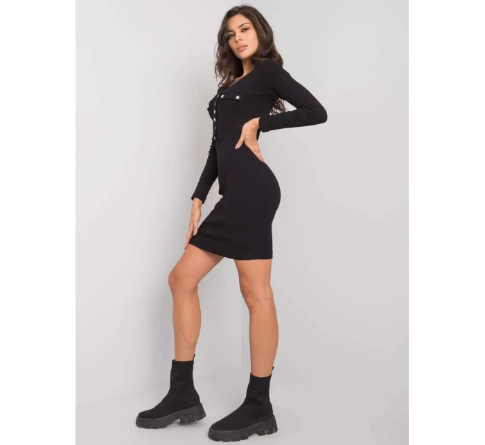 Šaty RV SK 5079 1.17P čierna Šaty RV SK 5079 1.17P čierna