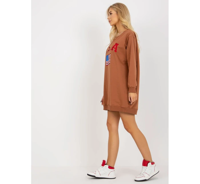 Mikina VI BL 3192.23P svetlo hnedá