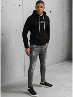Pánská černá mikina Dstreet model 21966787 - FashionStreet Pánská černá mikina Dstreet model 21966787 - FashionStreet