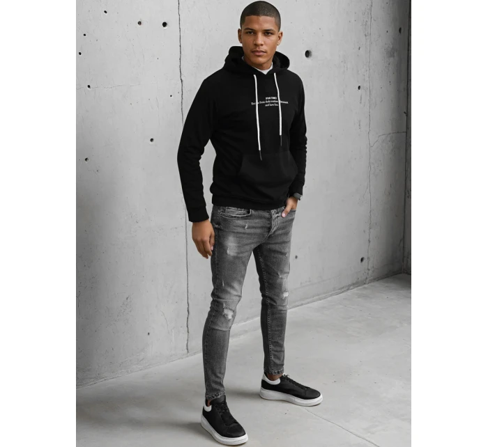 Pánská černá mikina Dstreet model 21966787 - FashionStreet Pánská černá mikina Dstreet model 21966787 - FashionStreet
