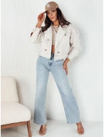 Dámská džínová bunda light beige Dstreet model 21972707 - FashionStreet