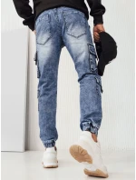 Pánske bojové nohavice modré FashionStreet UX4229 Pánske bojové nohavice modré FashionStreet UX4229