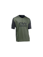 Cyklistické tričko NORTHWAVE Edge Jersey Short Sleeve – zelené/čierne