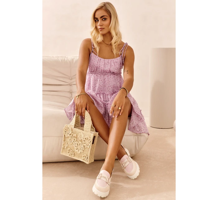 Dámské sandály na ploché podrážce s ozdobou béžové D&A model 21655998 - S.Barski