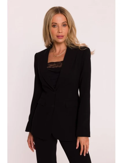 S417 Blejzr s lakom - čierny