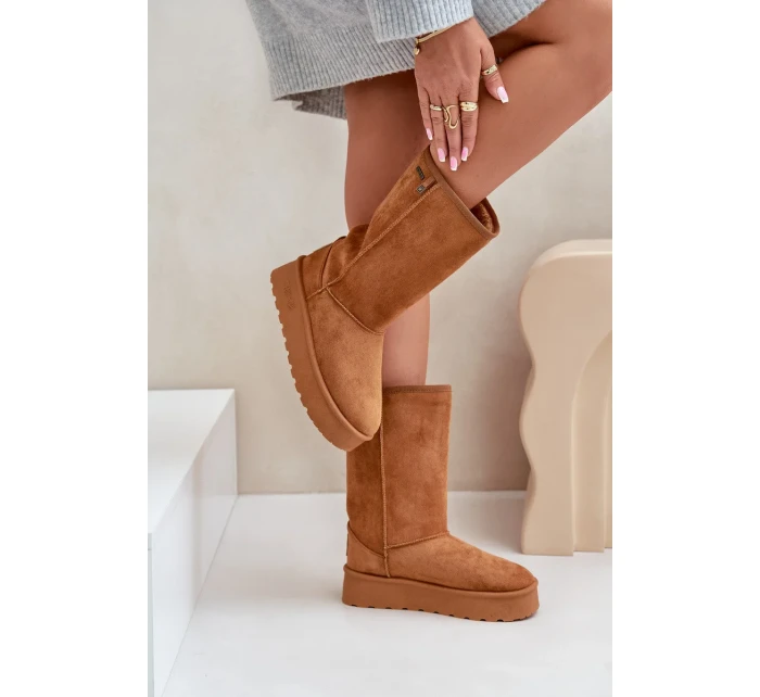 Snežnice s vysokou platformou Big Star OO274893 Camel Snežnice s vysokou platformou Big Star OO274893 Camel