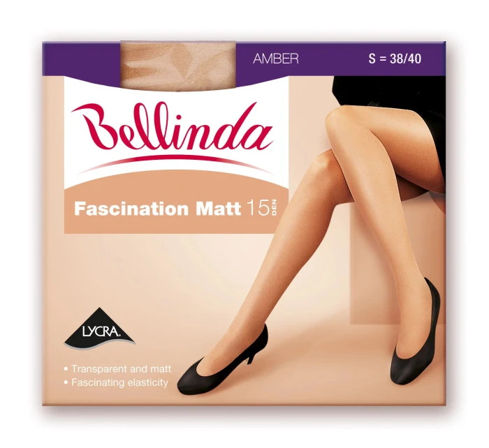 Dámské punčochové kalhoty FASCINATION MATT 15 DEN Černá - BELLINDA