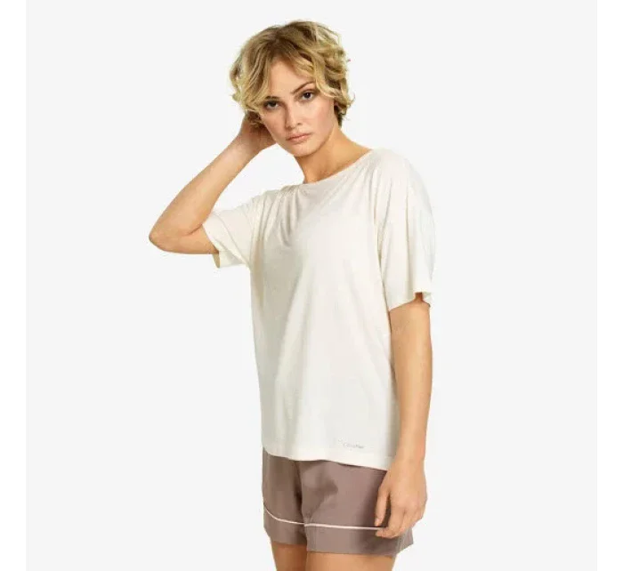 Dámské triko na spaní model 9043137 béžová - Calvin Klein