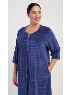 Dámske domáce šaty s trojštvrťovými rukávmi Alex
