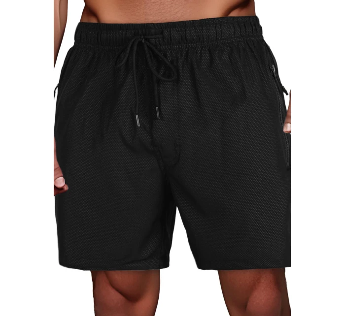 Pánske čierne šortky Dstreet SX2539 Pánske čierne šortky Dstreet SX2539