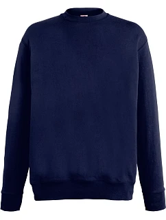 Fruit of the Loom Lightweight Set-In Sweat Pánska mikina 16.2156 tmavomodrá