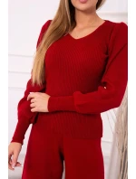 Sada svetrů červená