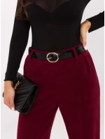 Spodnie IT SP model 21747104 bordowy - FPrice