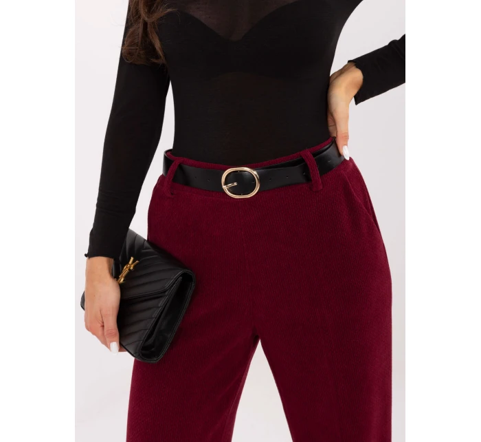 Spodnie IT SP model 21747104 bordowy - FPrice