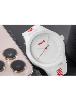 HUGO Lit For Him White 1530345 + BOX Pánske hodinky HUGO Lit For Him White 1530345 + BOX Pánske hodinky
