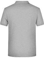 Pánské piqué polo z bio bavlny 02. grey heather model 22437792 - Daiber Pánské piqué polo z bio bavlny 02. grey heather model 22437792 - Daiber