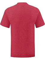 Fruit of the Loom Iconic 150 T Pánske tričko 16.1430 heather red Fruit of the Loom Iconic 150 T Pánske tričko 16.1430 heather red