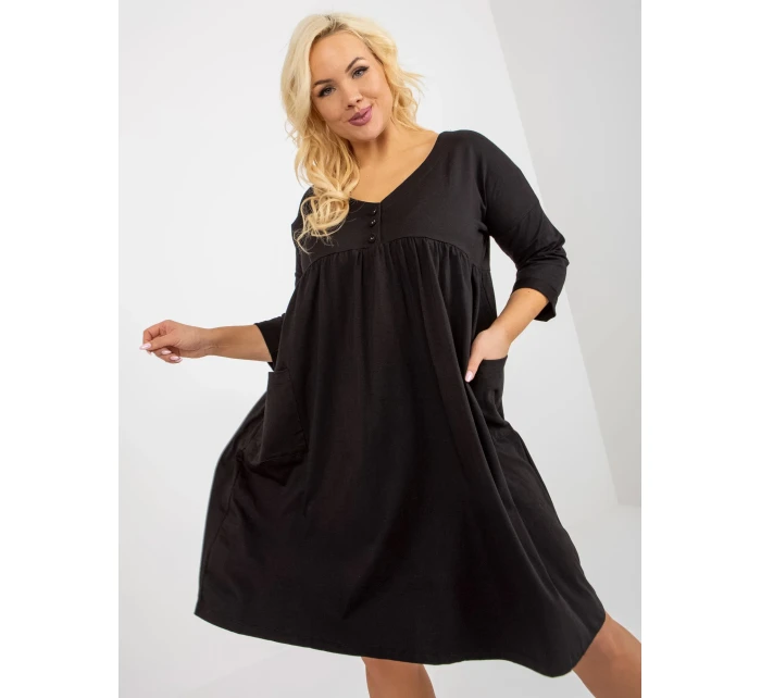 RV šaty SK 8529.37P čierna RV šaty SK 8529.37P čierna