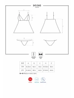 Okúzľujúca košieľka 845 - BAB Babydoll - Obsessive Okúzľujúca košieľka 845 - BAB Babydoll - Obsessive