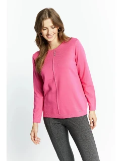 Dámsky sveter QNS0390-004 Dark Pink - Monnari