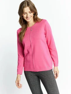 Dámsky sveter QNS0390-004 Dark Pink - Monnari