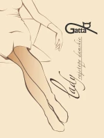 LADY WILLA - DÁMSKE PANČUCHY, HLADKÉ BAVLNENÉ