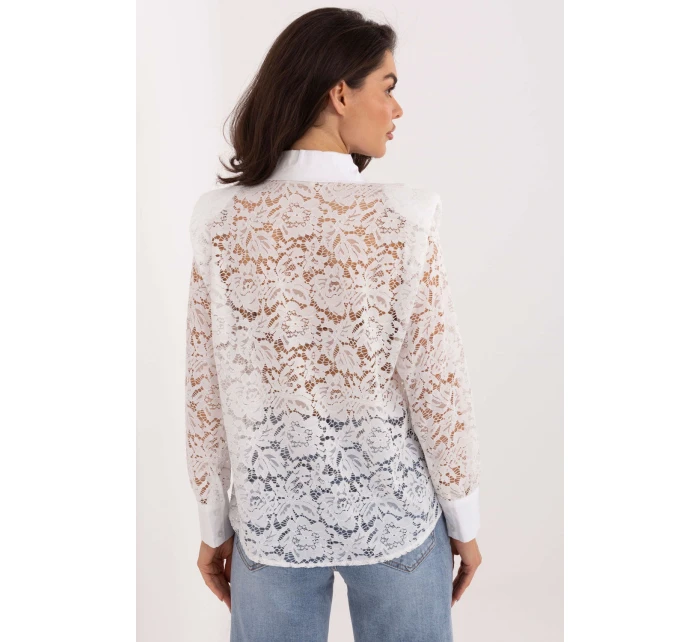 Košeľa s dlhým rukávom model 222317 Taliansko Moda Košeľa s dlhým rukávom model 222317 Taliansko Moda