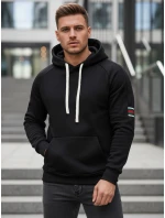 Pánská mikina s kapucí černá model 21994673 - Dstreet Pánská mikina s kapucí černá model 21994673 - Dstreet