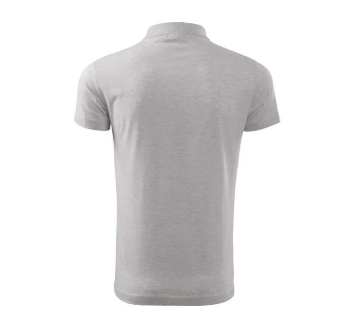 Polokošeľa Malfini Single J. M MLI-20203 svetlo šedá melanžová