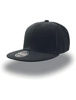 Snap Back 6 panelová kšiltovka  black model 22479502 - Atlantis Headwear
