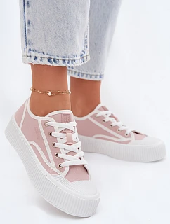 Dámské tenisky na platformě Big Star TT274270 Růžové