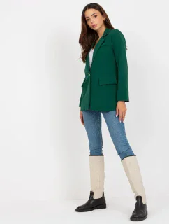 Dámska bunda DHJ MA 15556 tmavo zelená