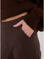 Spodnie IT SP model 21782407 ciemny brązowy - FPrice