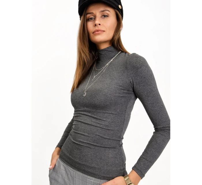 Blúzka RV BZ 5210.19 tmavo šedá