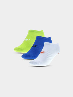 Chlapčenské voľnočasové členkové ponožky (3Pack) 4F - viacfarebné