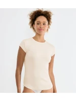 sloggi GO Ribbed T-Shirt - WHITE - SLOGGI WHITE - SLOGGI