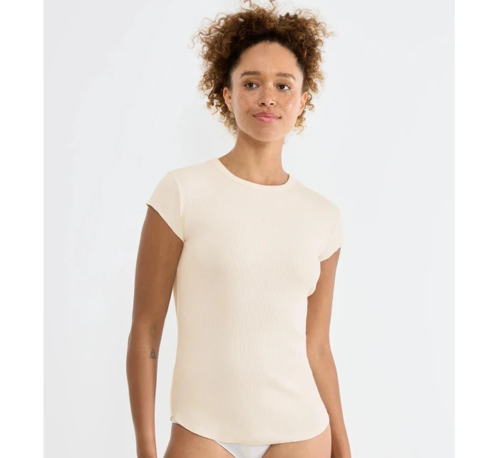 sloggi GO Ribbed T-Shirt - WHITE - SLOGGI WHITE - SLOGGI