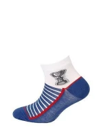 Gatta 224.N59, G24.N59 Cottoline Woisenne chlapčenské vzorované ponožky 21-26