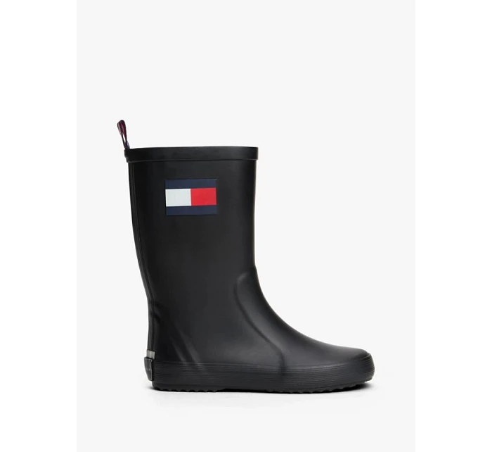 Tommy Hilfiger wellingtons FLAG RAIN BOOT T3XC-33923-0047999 BLACK