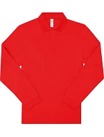 B&C My Polo 210 LSL Piqué polo s dlouhým rukávem z těžké bavlny model 22410173 red B&C My Polo 210 LSL Piqué polo s dlouhým rukávem z těžké bavlny model 22410173 red