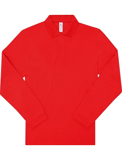 B&C My Polo 210 LSL Piqué – polokošeľa s dlhým rukávom z hustej bavlny 01.U427 červená B&C My Polo 210 LSL Piqué – polokošeľa s dlhým rukávom z hustej bavlny 01.U427 červená