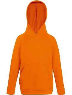 Fruit of the Loom Kids Lightweight Hooded Sweat Detská mikina s kapucňou 16.2009 oranžová