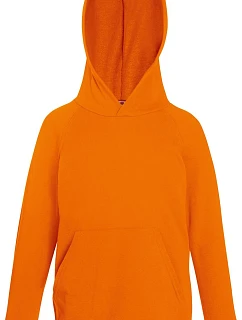 Fruit of the Loom Kids Lightweight Hooded Sweat Detská mikina s kapucňou 16.2009 oranžová