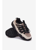 Sneakersy Dziecięce Ze Ściągaczem Beżowe Nanelita Sneakersy Dziecięce Ze Ściągaczem Beżowe Nanelita