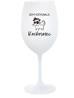 I'M A CAT. CAT - pohár na biele víno 350 ml