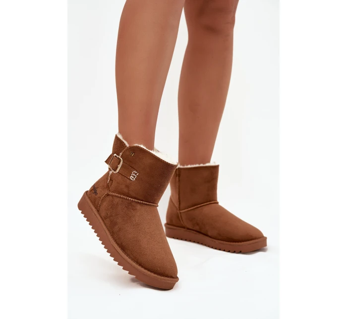 Śniegowce Damskie Z Klamrą Wrangler 20253091.37B Camel Śniegowce Damskie Z Klamrą Wrangler 20253091.37B Camel