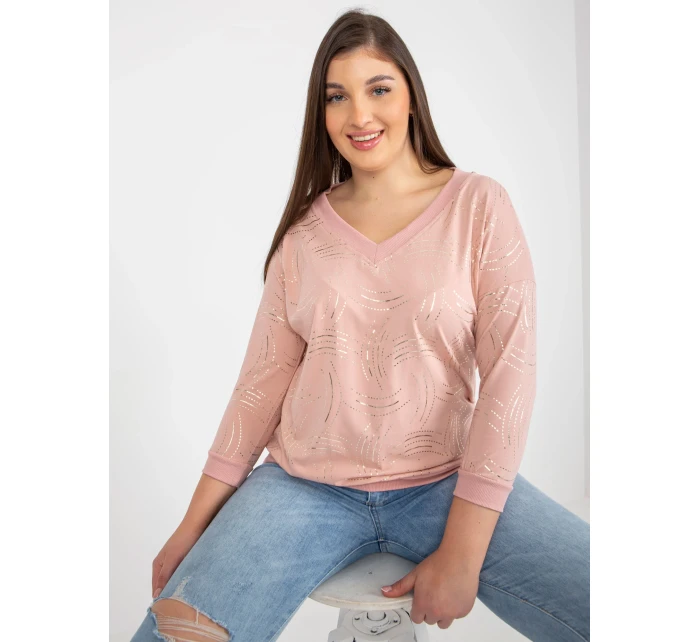 Blúzka RV BZ 8514.04P svetlo ružová